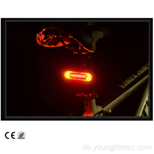 Wiederaufladbare Fahrrad-hintere LED-Licht-Funkfernbedienung